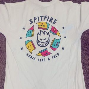 Spitfire X skate like a girl T-shirt (white)
